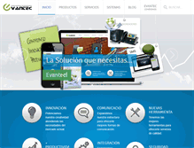 Tablet Screenshot of evantec.com.ve